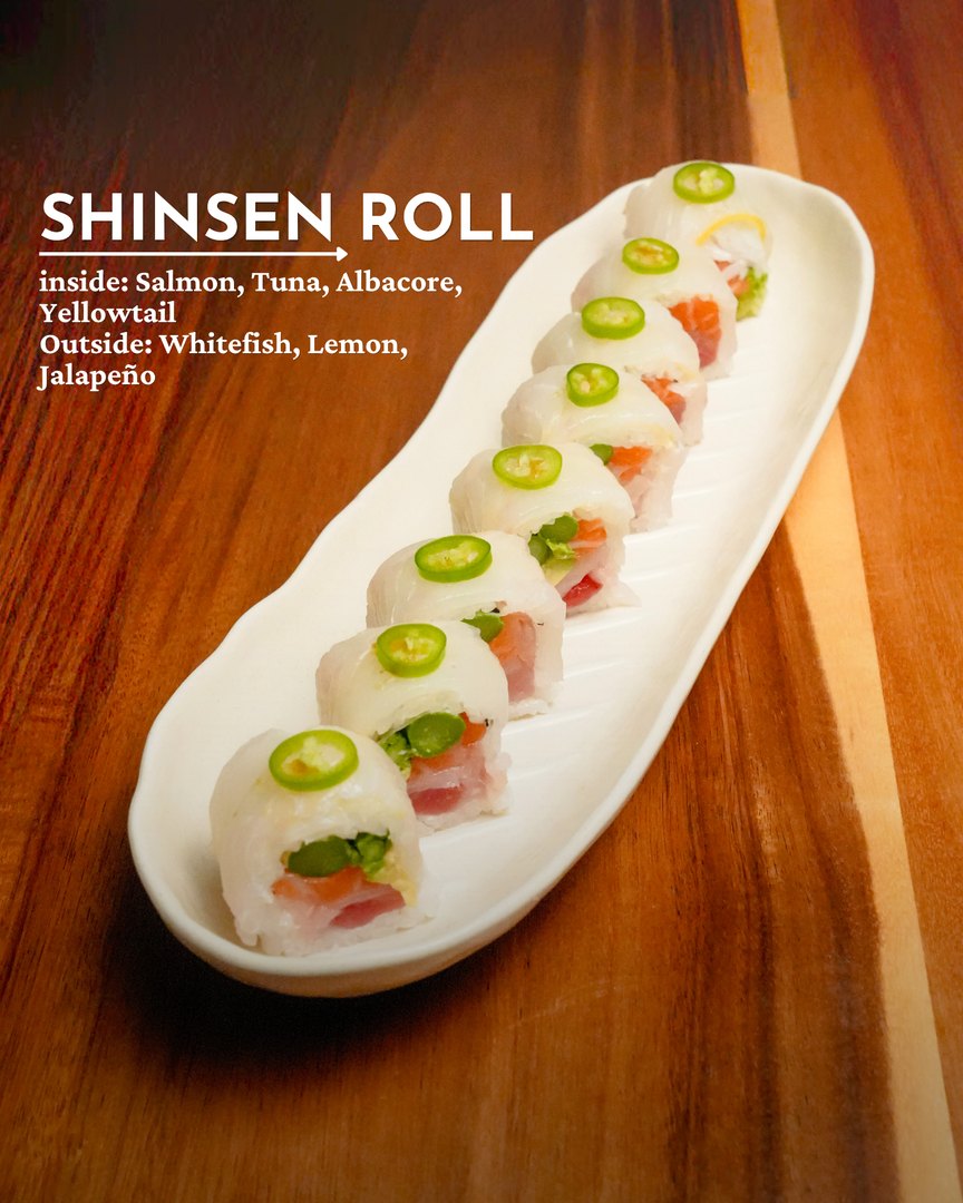 Shinsen roll at Niko Sushi, Tarzana